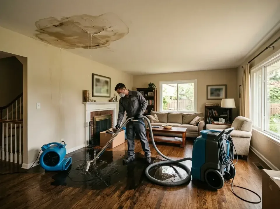 attic-pipe-burst-ceiling-drip-008 — frequently asked questions, Water Damage Restoration & Carpet Care in Joplin, MO